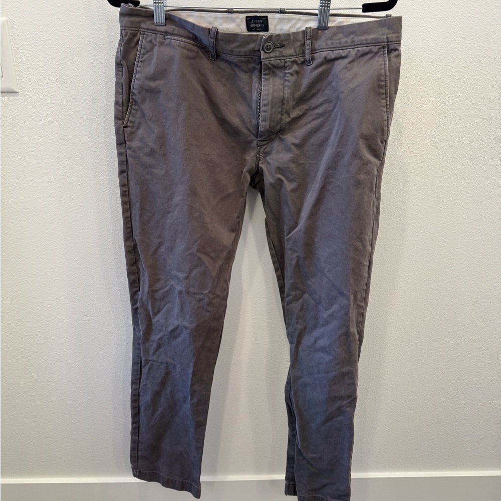 J Crew Broken in Chino Gray